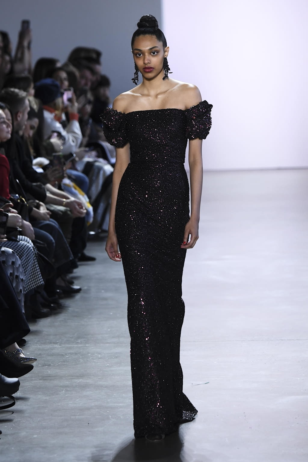 Fashion Week New York Fall/Winter 2020 look 26 from the Badgley Mischka collection womenswear