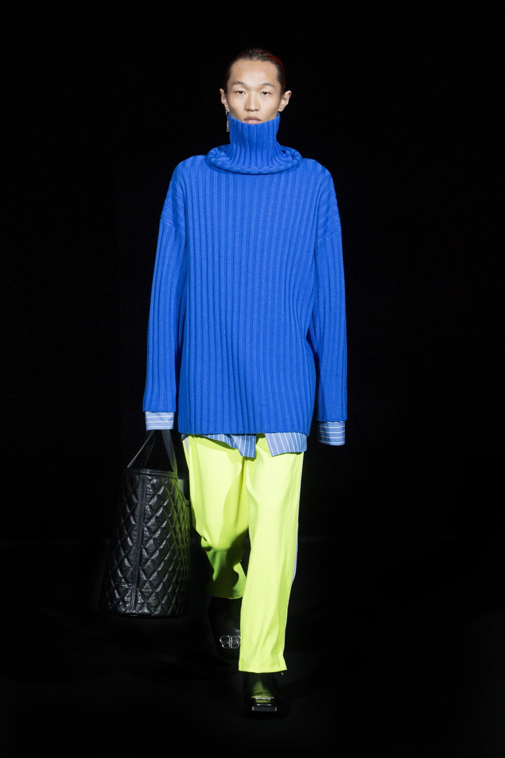 Fashion Week Paris Fall/Winter 2019 look 55 de la collection Balenciaga menswear