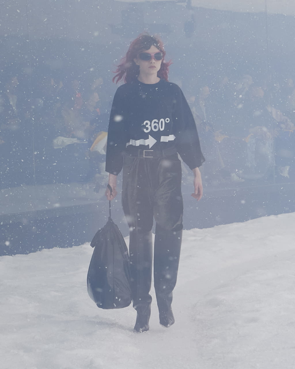 Fashion Week Paris Fall/Winter 2022 look 38 de la collection Balenciaga womenswear