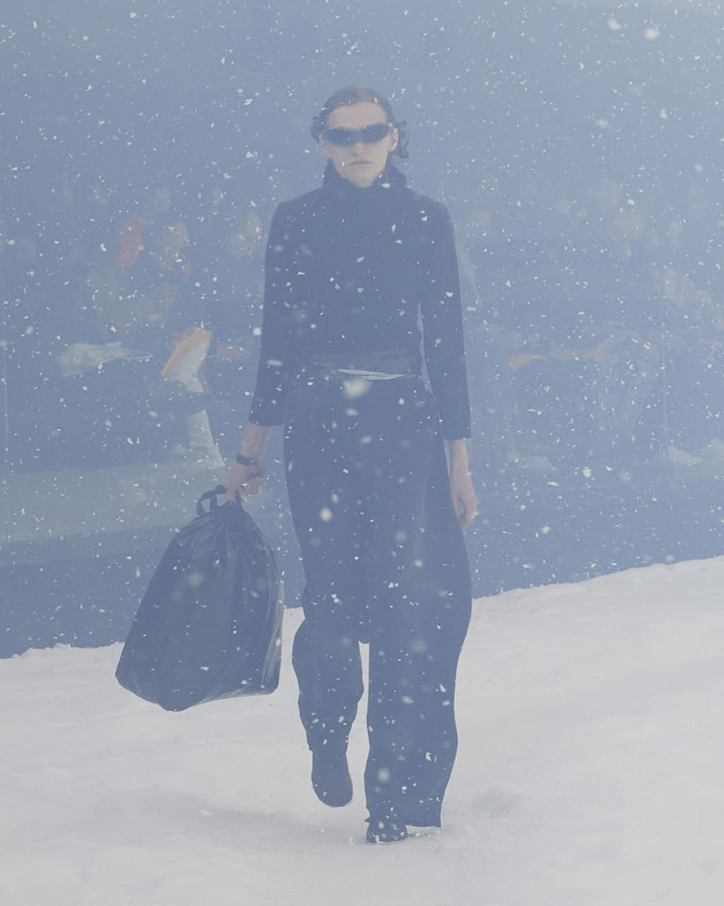 Fashion Week Paris Fall/Winter 2022 look 6 de la collection Balenciaga womenswear