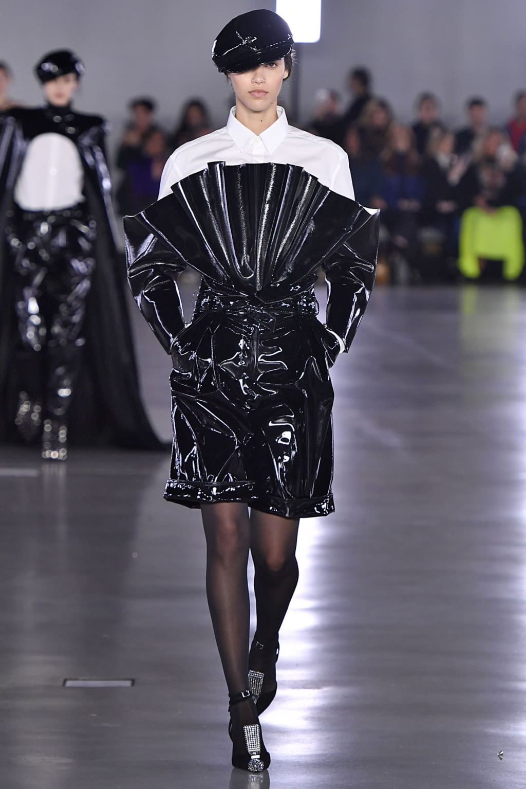 Fashion Week Paris Fall/Winter 2019 look 80 from the Balmain collection womenswear