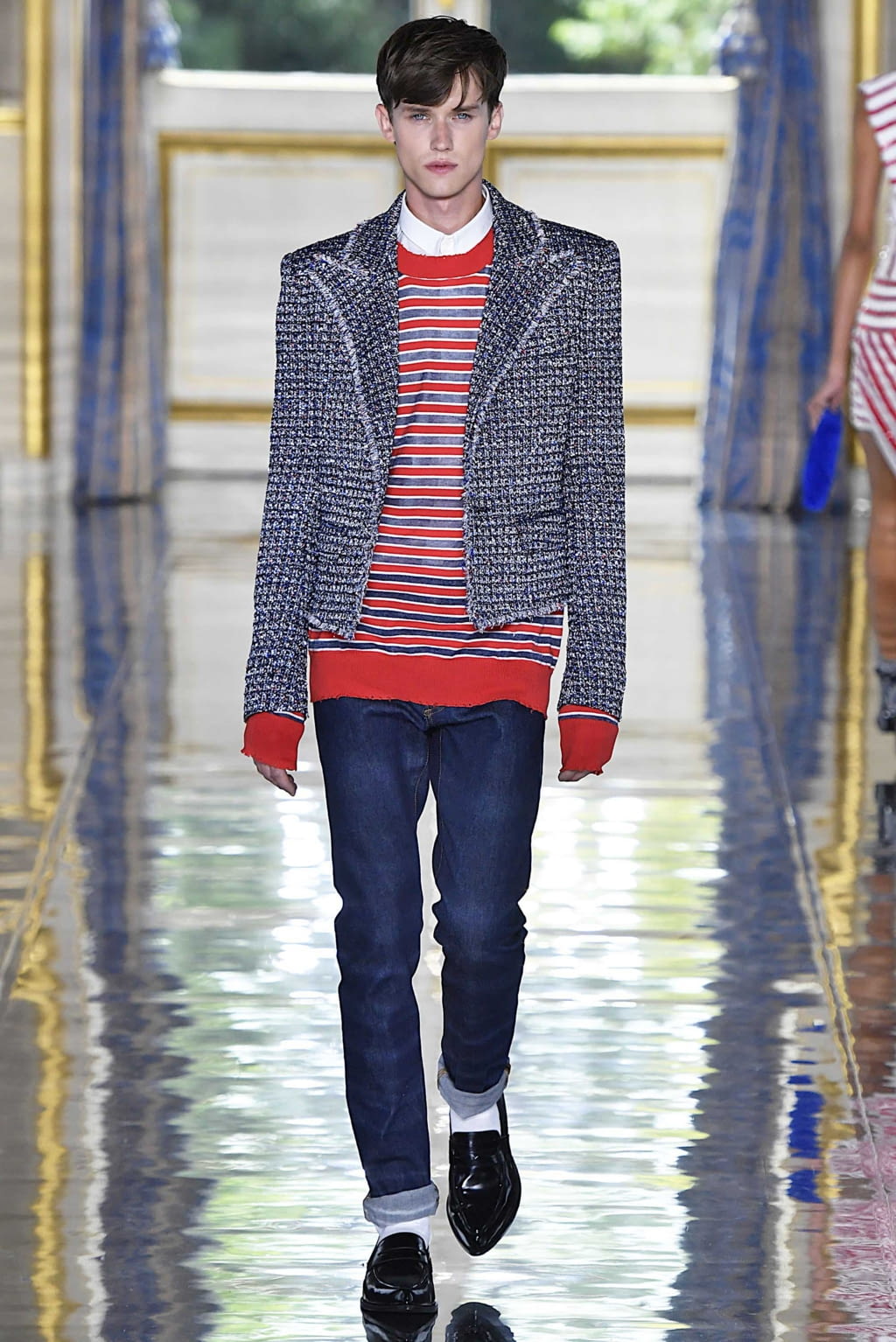 Fashion Week Paris Spring/Summer 2019 look 31 from the Balmain collection 男装