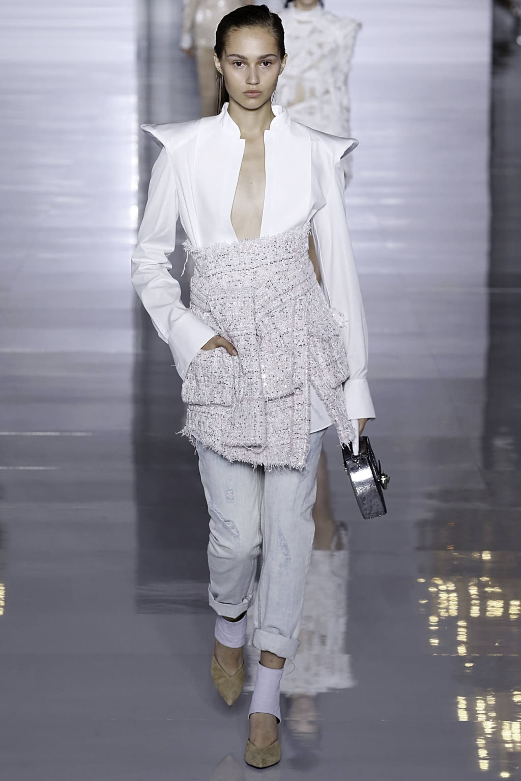 Fashion Week Paris Spring/Summer 2019 look 37 from the Balmain collection 女装