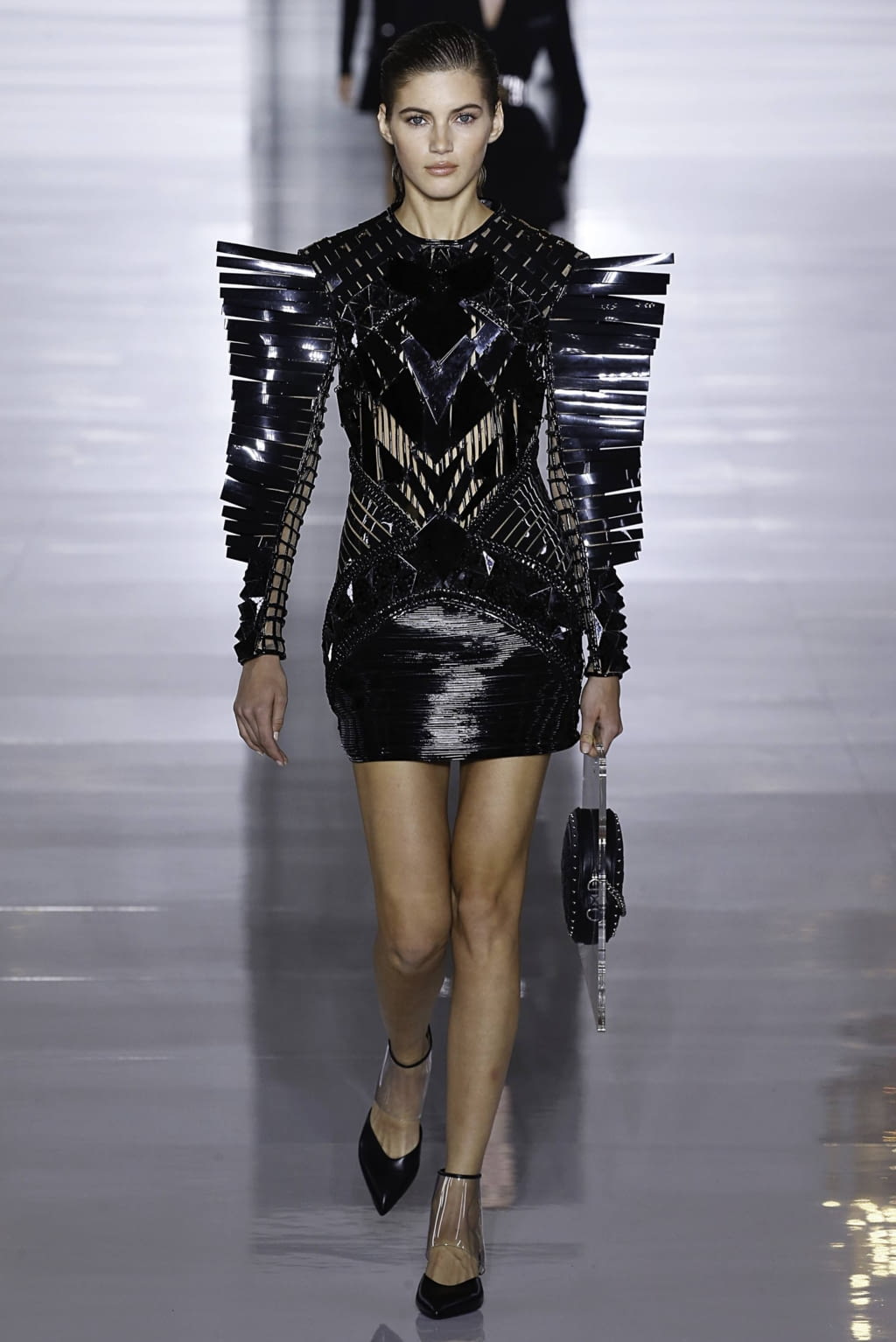 Fashion Week Paris Spring/Summer 2019 look 77 from the Balmain collection 女装