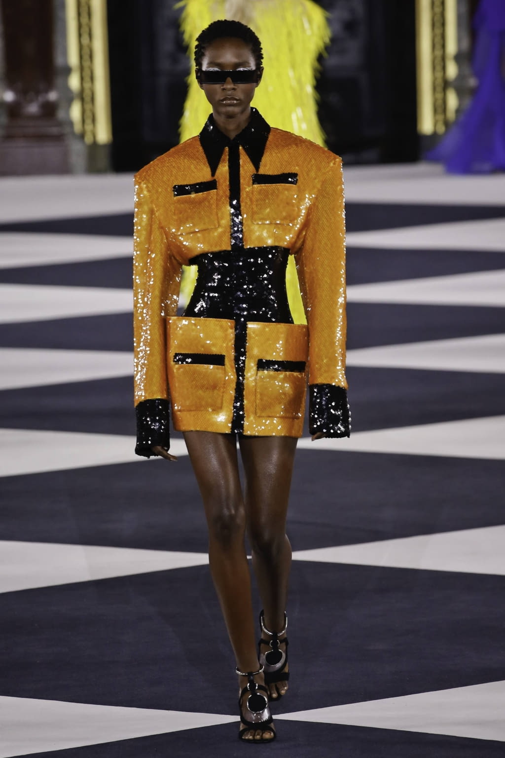 Fashion Week Paris Spring/Summer 2020 look 47 from the Balmain collection 女装
