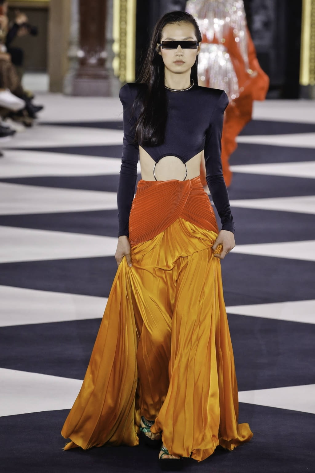 Fashion Week Paris Spring/Summer 2020 look 75 from the Balmain collection womenswear