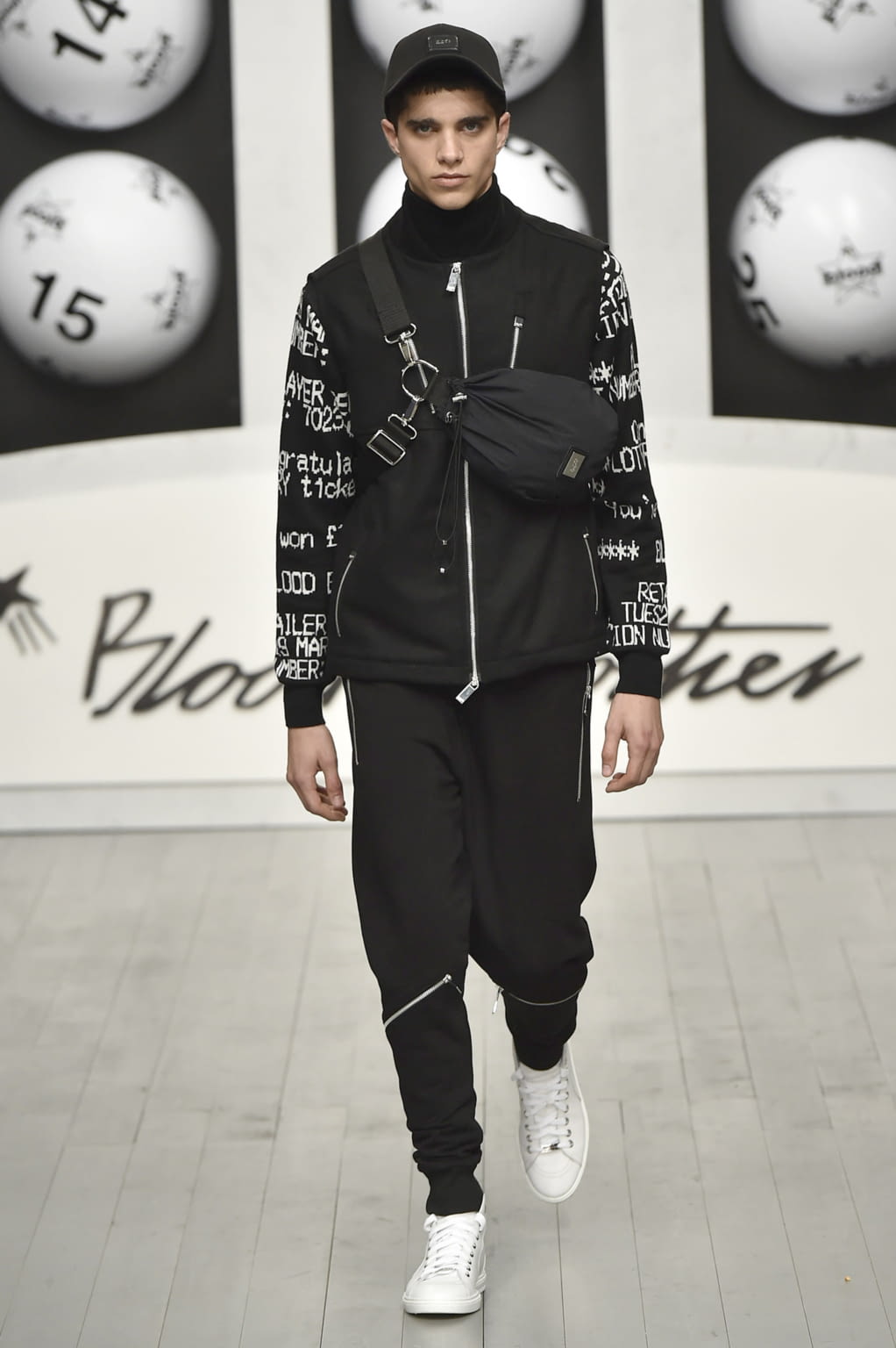 Fashion Week London Fall/Winter 2018 look 19 from the Blood Brother collection menswear