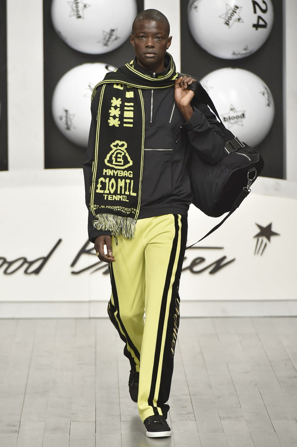 Fashion Week London Fall/Winter 2018 look 27 from the Blood Brother collection menswear