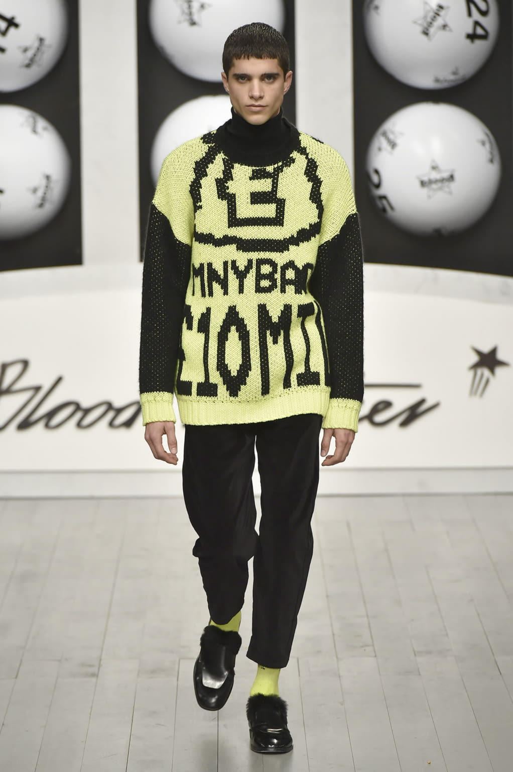 Fashion Week London Fall/Winter 2018 look 30 from the Blood Brother collection menswear