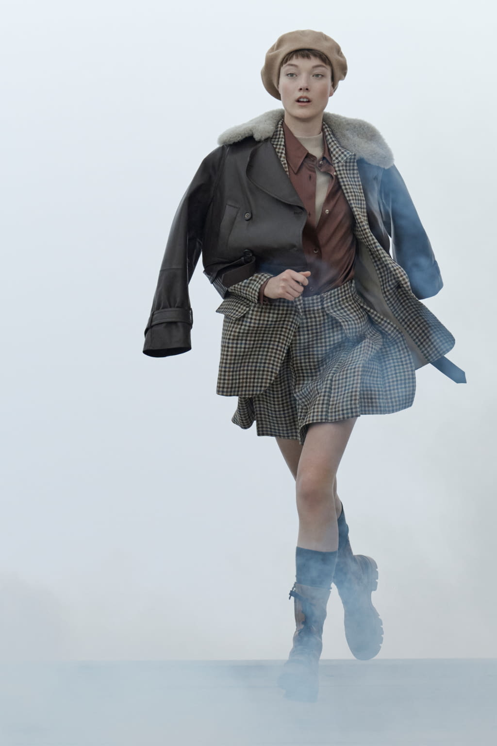 Fashion Week Milan Fall/Winter 2022 look 7 from the Brunello Cucinelli collection womenswear