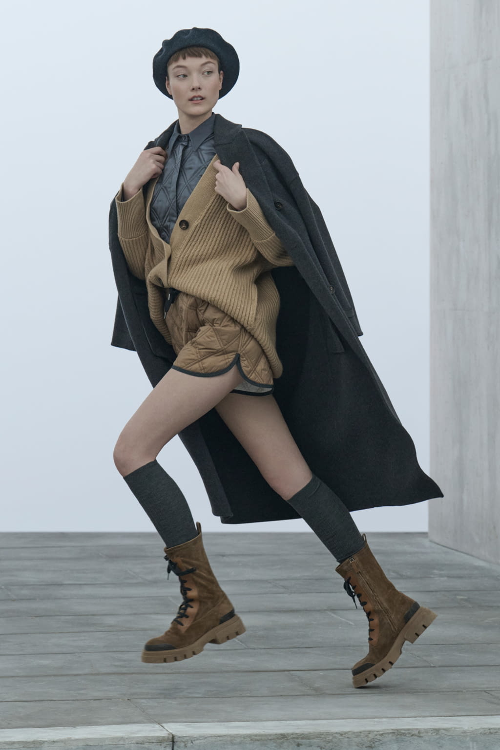 Fashion Week Milan Fall/Winter 2022 look 13 from the Brunello Cucinelli collection womenswear