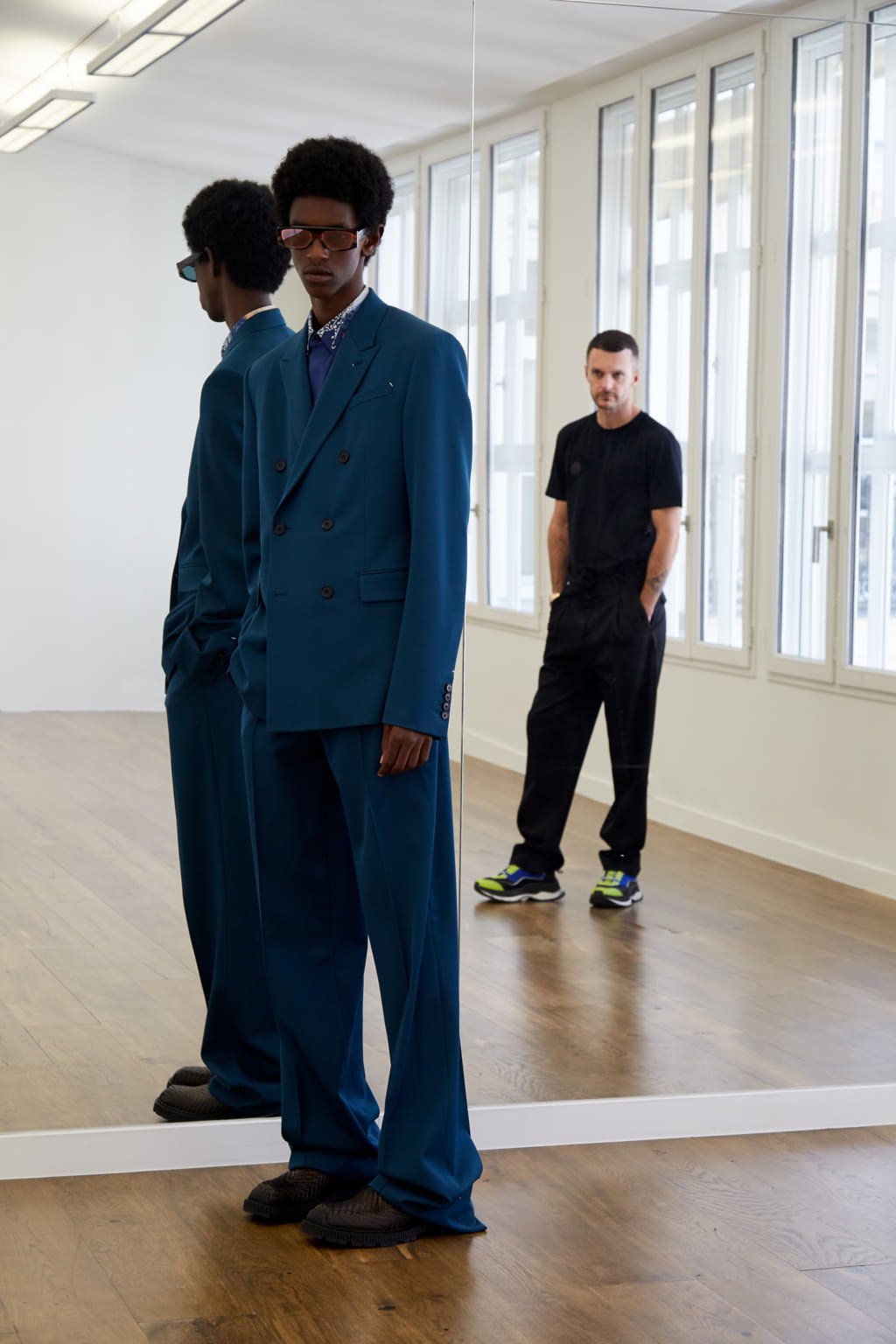 Fashion Week Paris Spring/Summer 2021 look 4 from the Berluti collection menswear