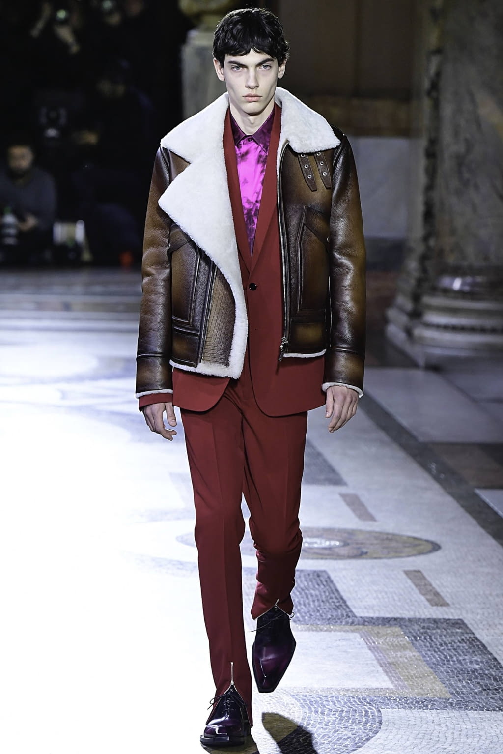 Fashion Week Paris Fall/Winter 2019 look 41 from the Berluti collection 男装