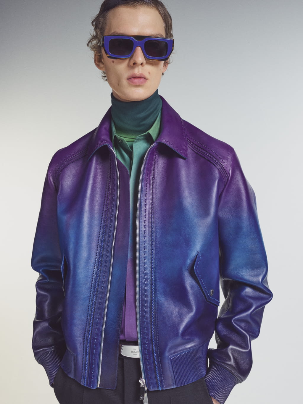 Fashion Week Paris Fall/Winter 2021 look 12 from the Berluti collection 男装
