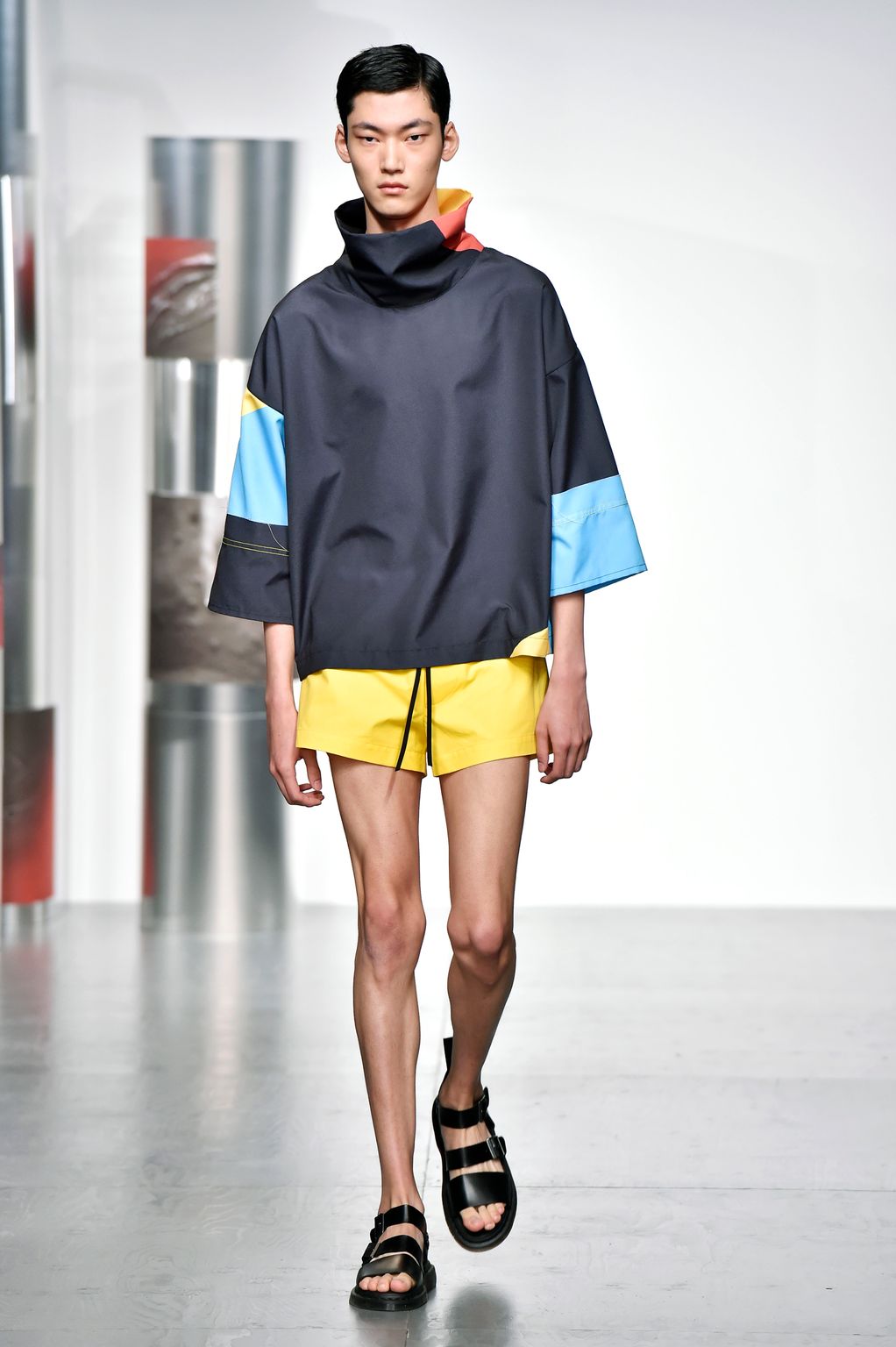 Fashion Week London Spring/Summer 2018 look 13 from the Berthold collection menswear