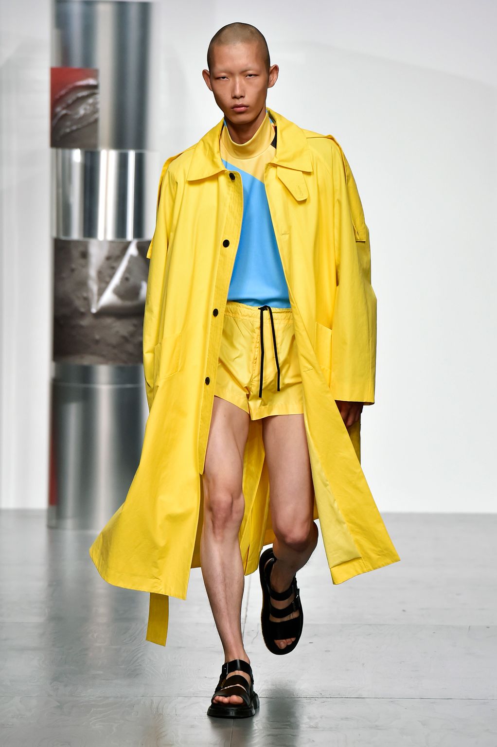 Fashion Week London Spring/Summer 2018 look 15 from the Berthold collection 男装