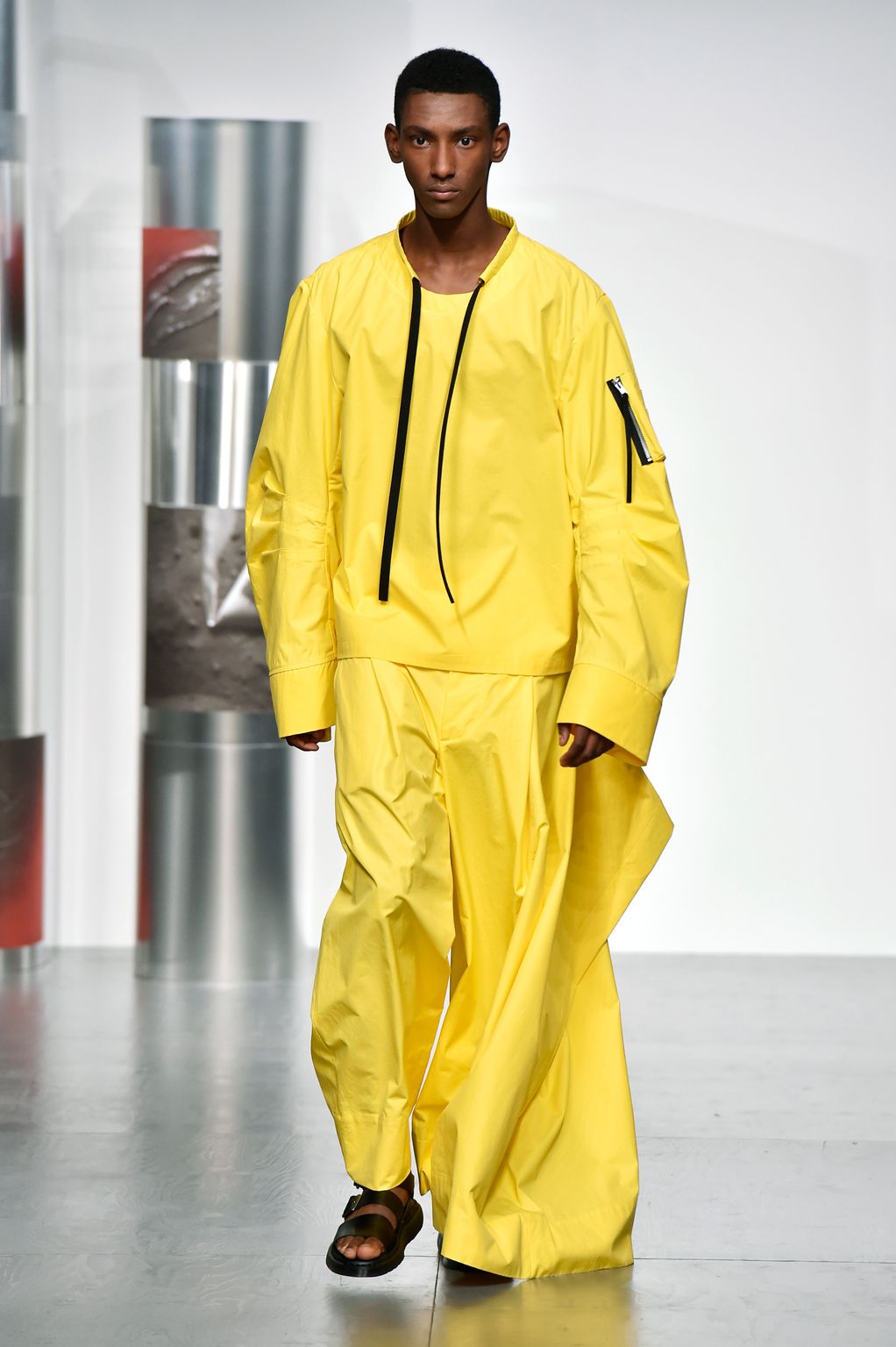 Fashion Week London Spring/Summer 2018 look 19 from the Berthold collection menswear