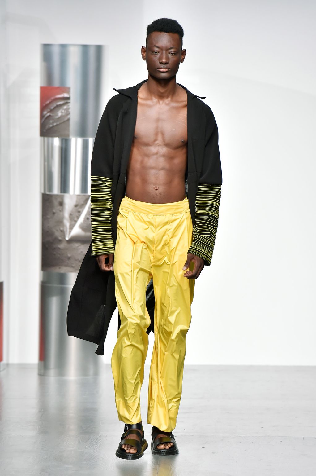 Fashion Week London Spring/Summer 2018 look 20 from the Berthold collection menswear