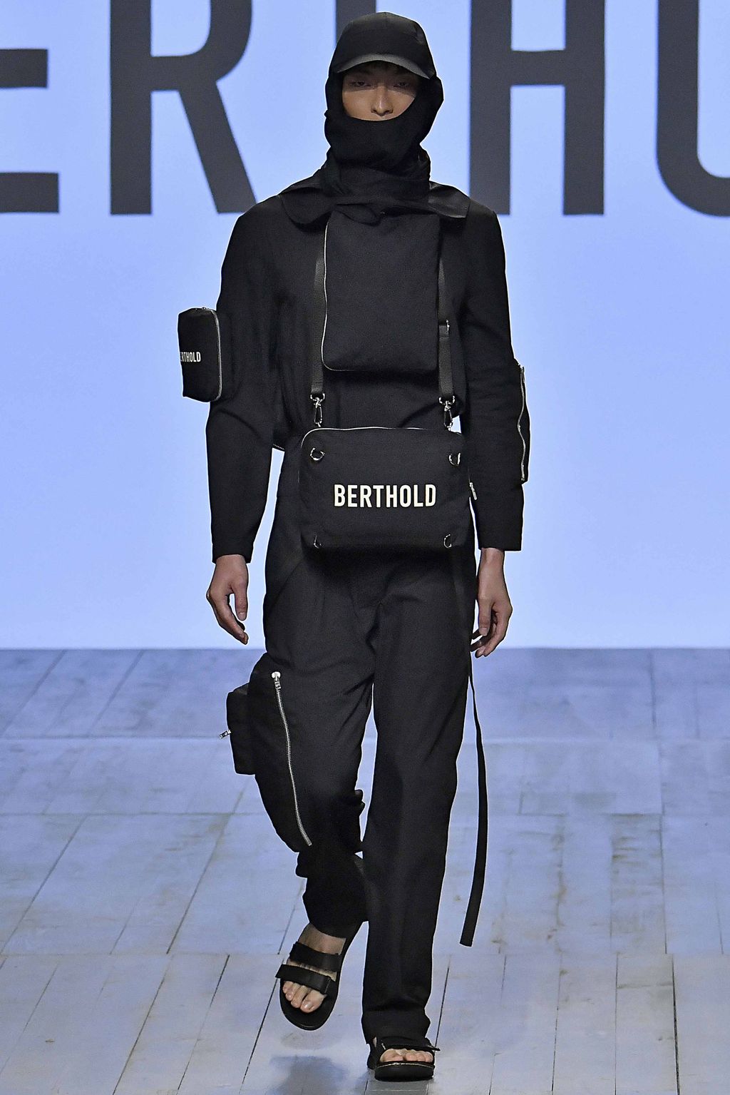 Fashion Week London Spring/Summer 2019 look 5 from the Berthold collection 男装