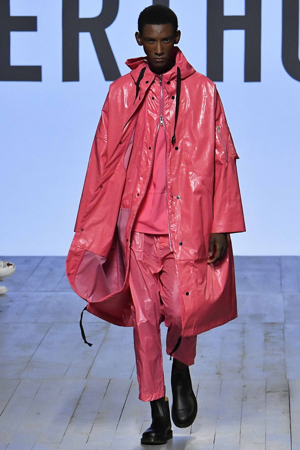 Fashion Week London Spring/Summer 2019 look 15 from the Berthold collection 男装