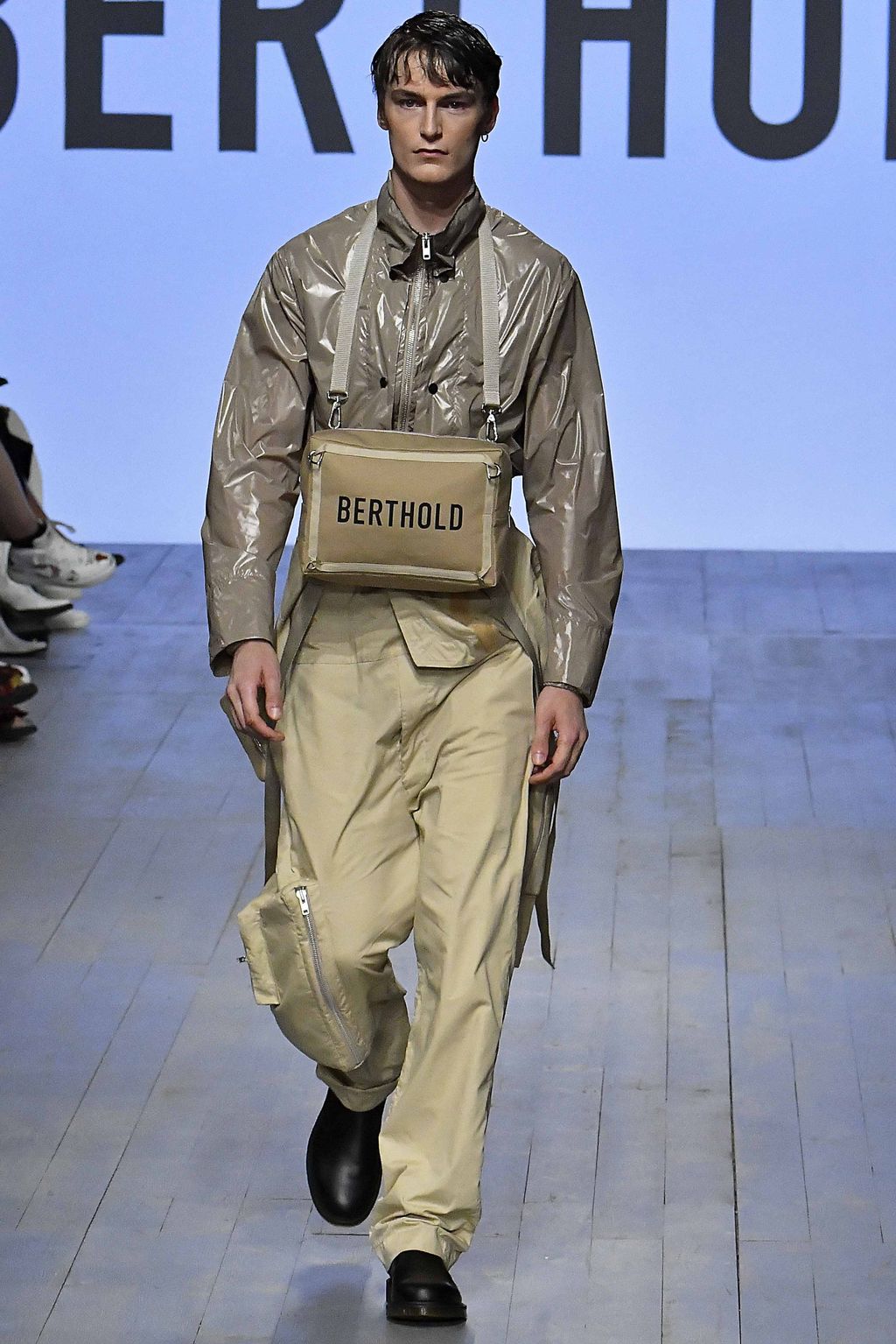 Fashion Week London Spring/Summer 2019 look 18 from the Berthold collection menswear