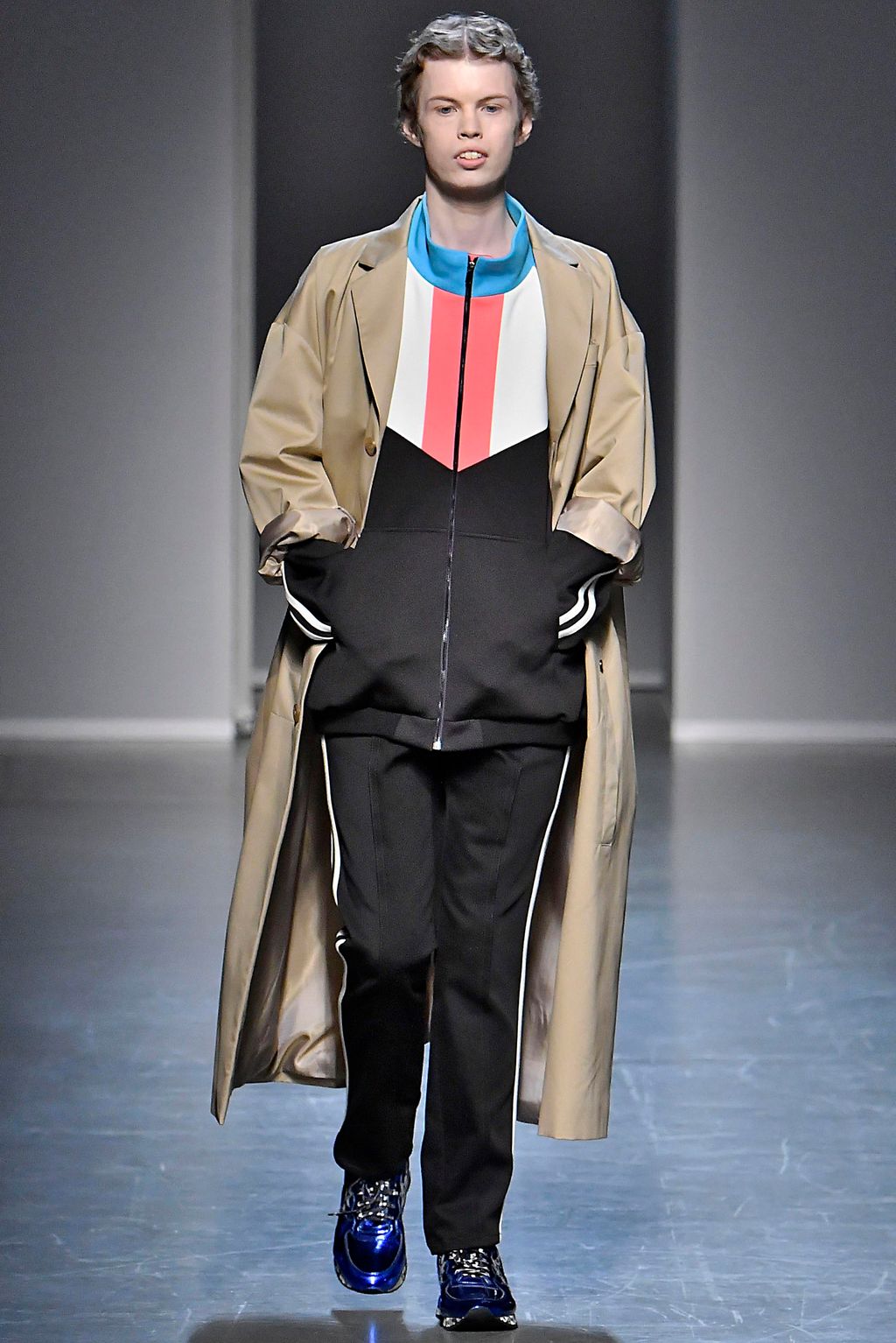 Fashion Week Milan Spring/Summer 2019 look 8 from the Besfxxk collection 男装