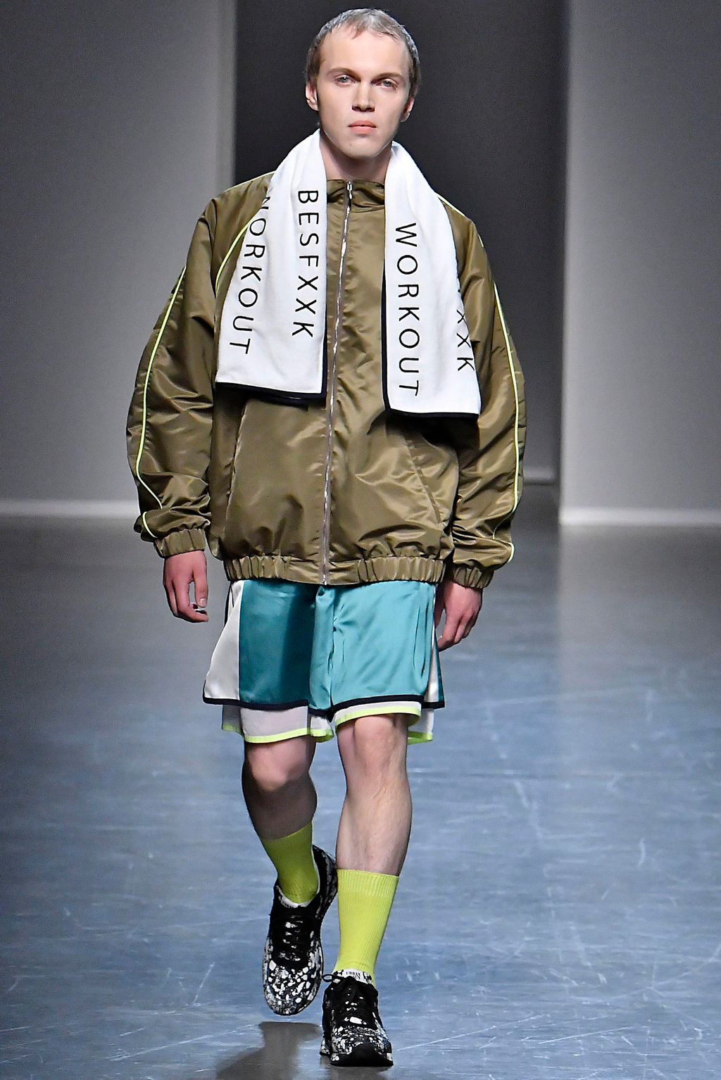 Fashion Week Milan Spring/Summer 2019 look 14 from the Besfxxk collection menswear