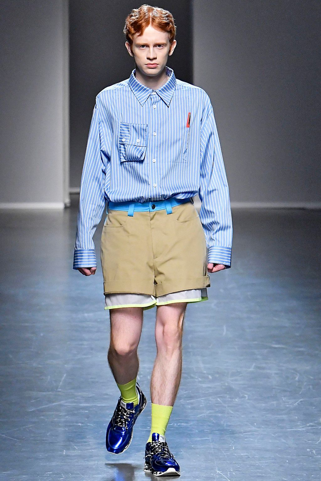 Fashion Week Milan Spring/Summer 2019 look 24 from the Besfxxk collection menswear
