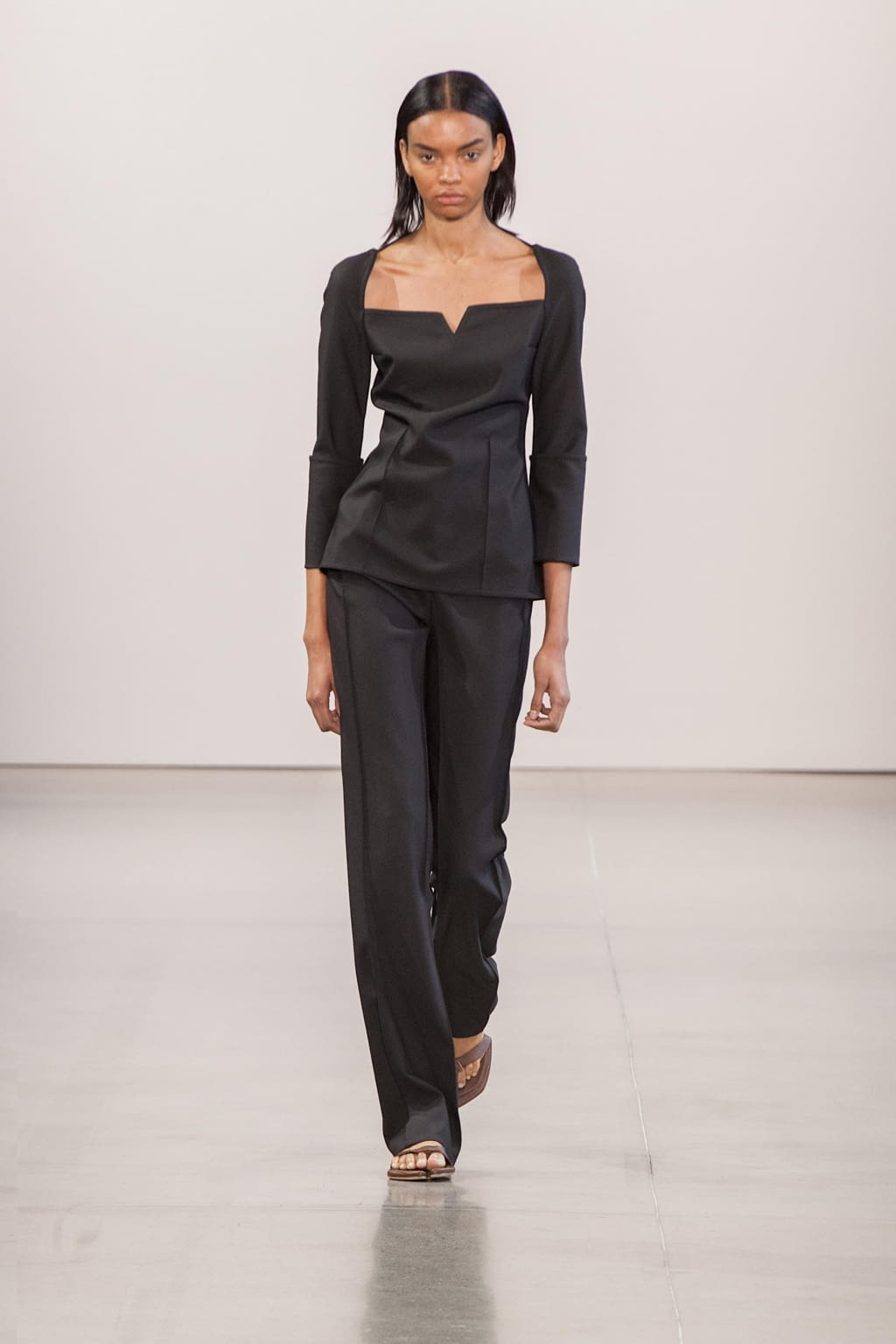 Fashion Week New York Fall/Winter 2020 look 12 from the Bevza collection womenswear