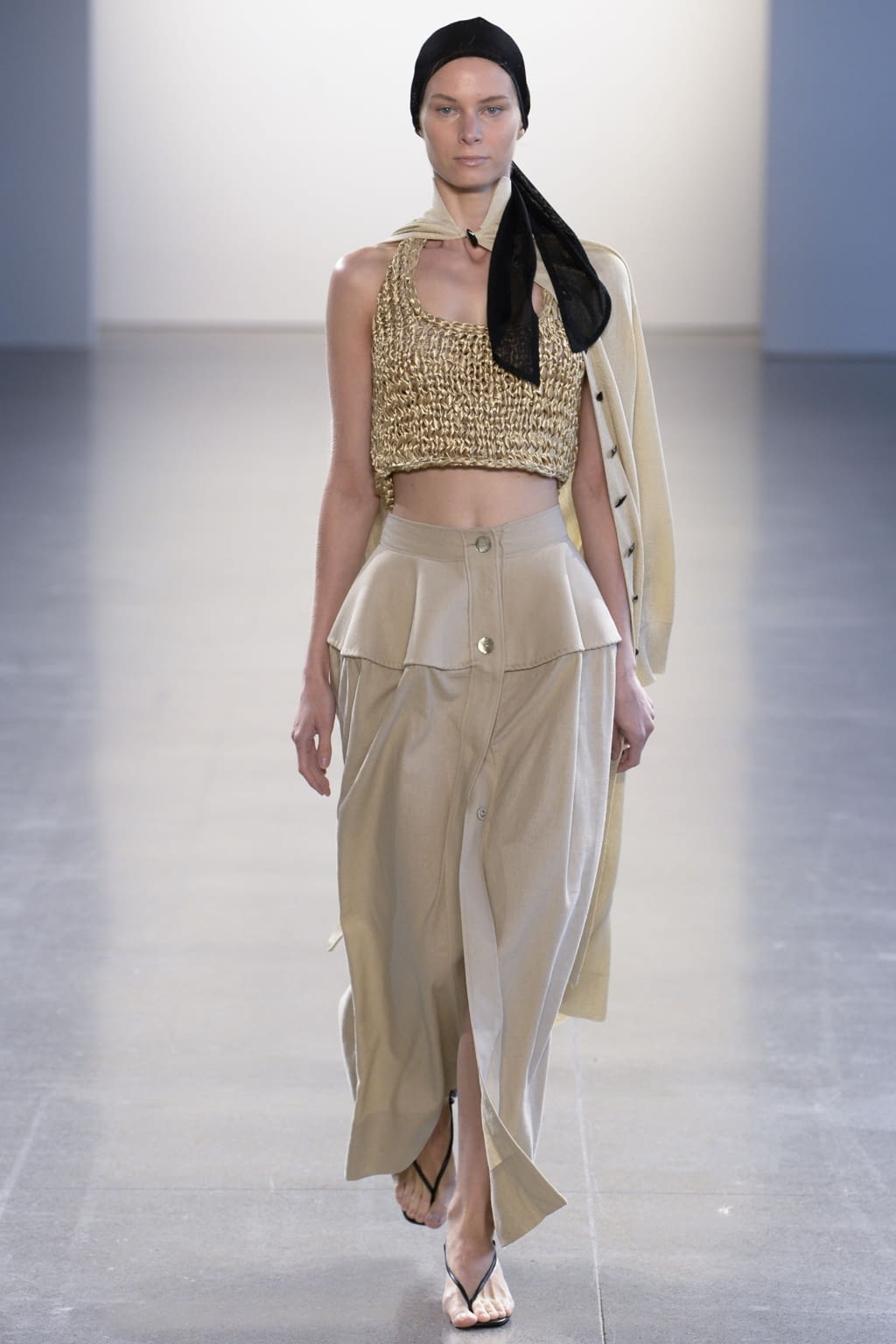 Fashion Week New York Spring/Summer 2019 look 12 from the Bevza collection womenswear