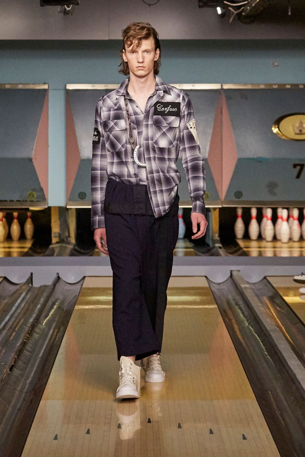 Fashion Week London Spring/Summer 2017 look 10 from the Miharayasuhiro collection menswear