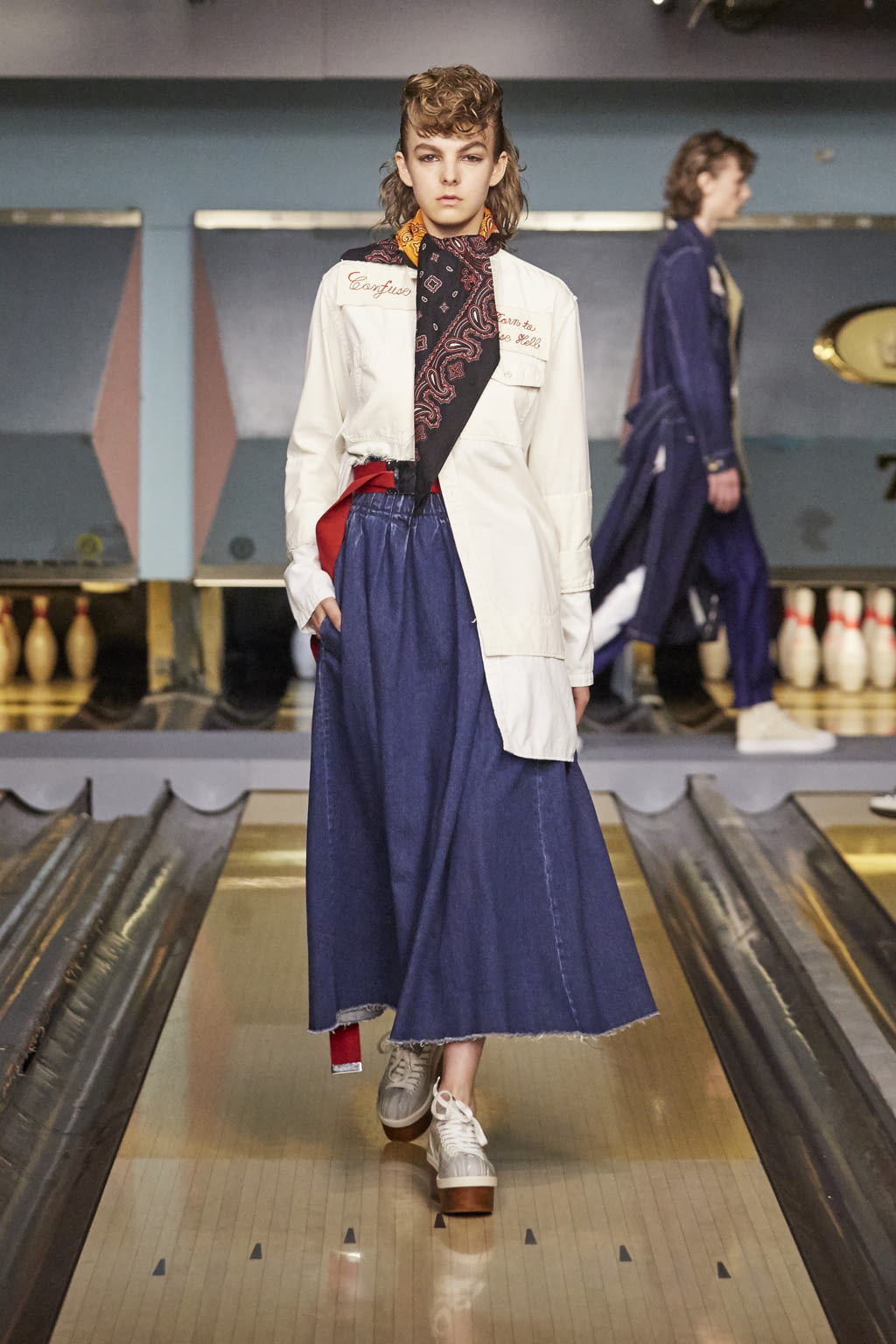 Fashion Week London Spring/Summer 2017 look 34 from the Miharayasuhiro collection menswear