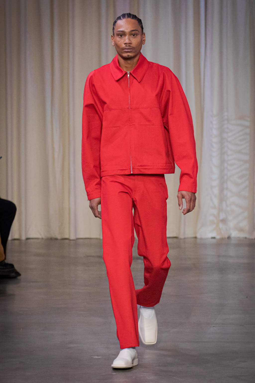 Fashion Week Paris Fall/Winter 2022 look 28 from the Bianca Saunders collection menswear