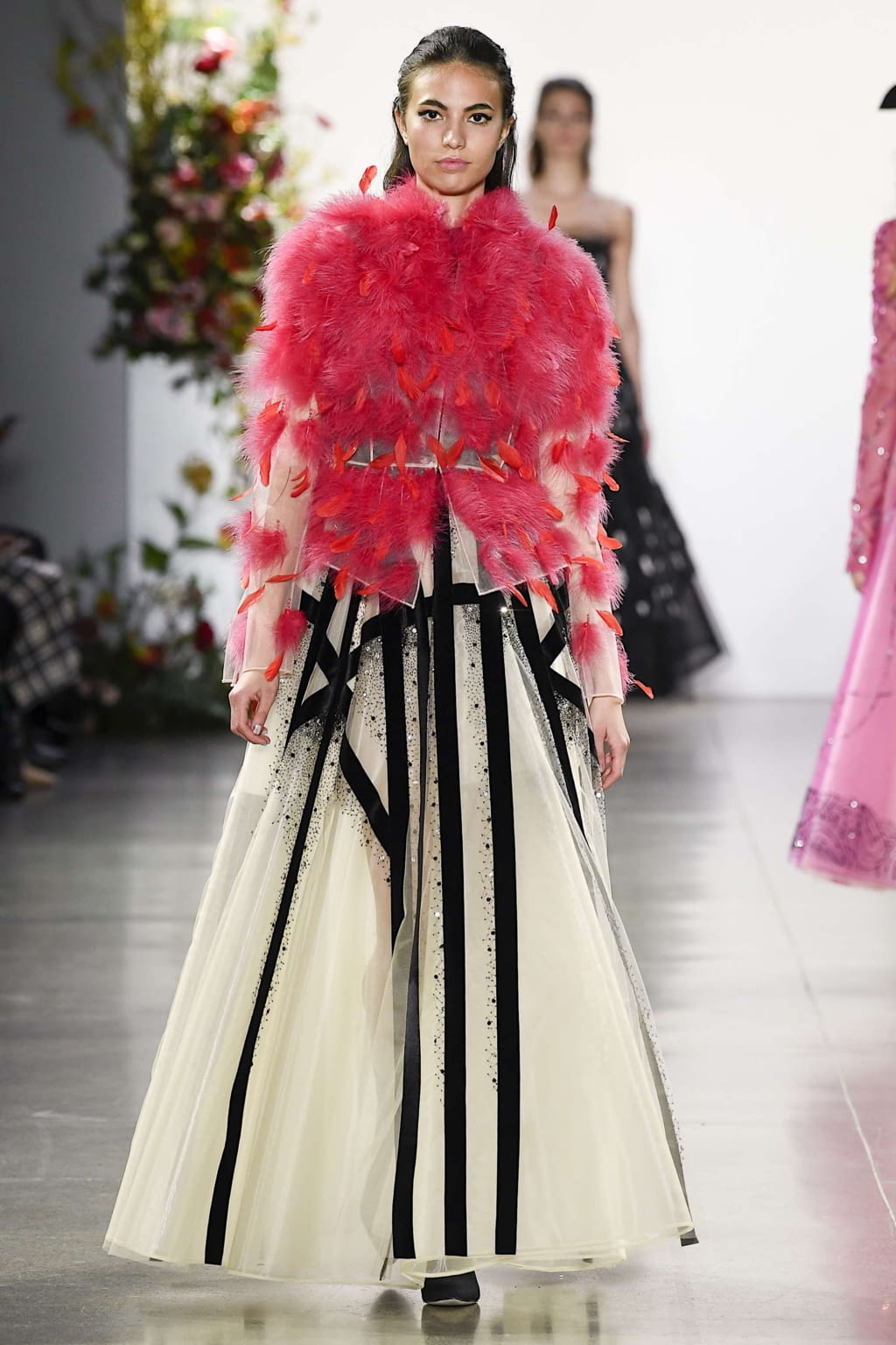 Fashion Week New York Fall/Winter 2019 look 34 from the Bibhu Mohapatra collection 女装