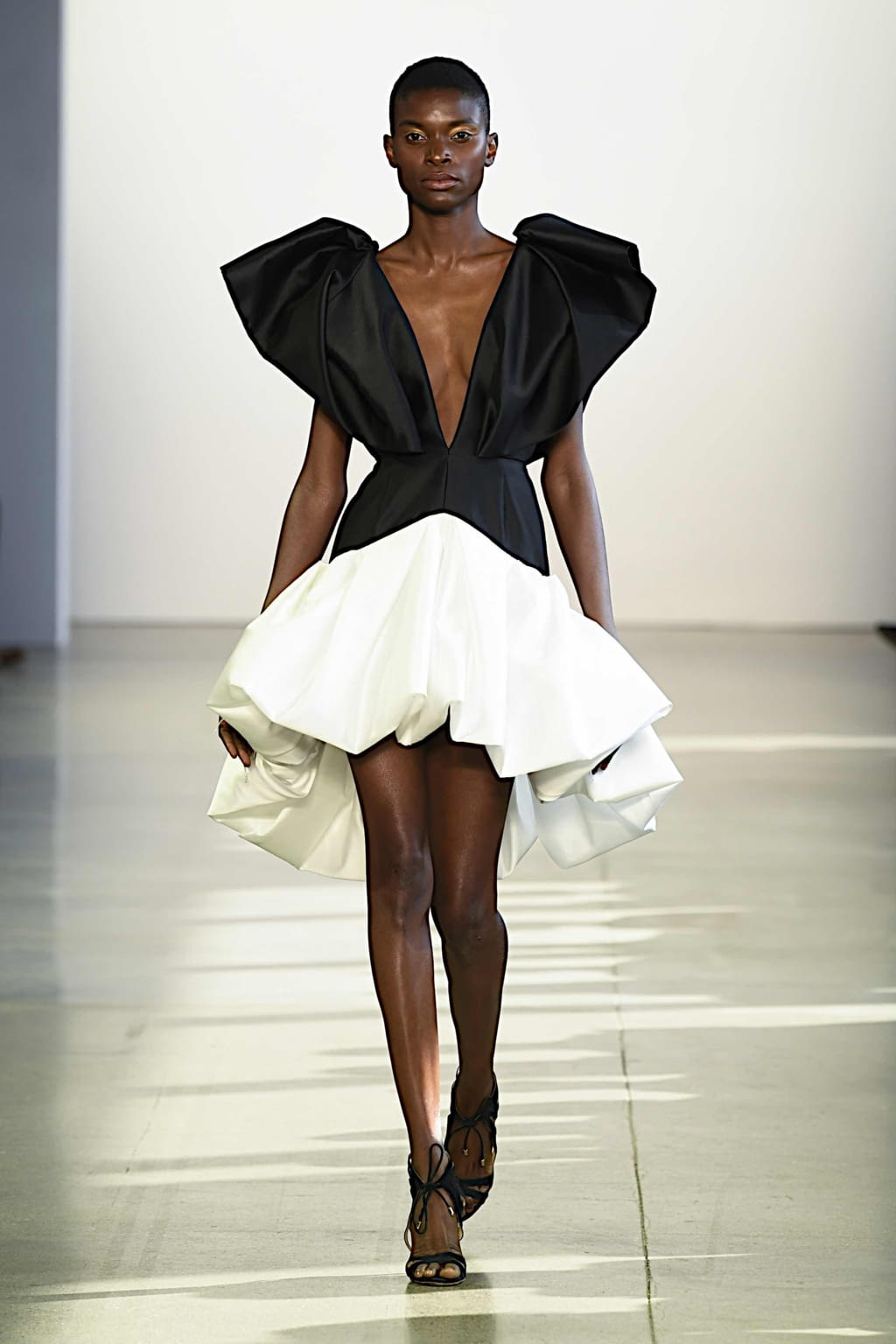 Fashion Week New York Spring/Summer 2020 look 1 from the Bibhu Mohapatra collection womenswear