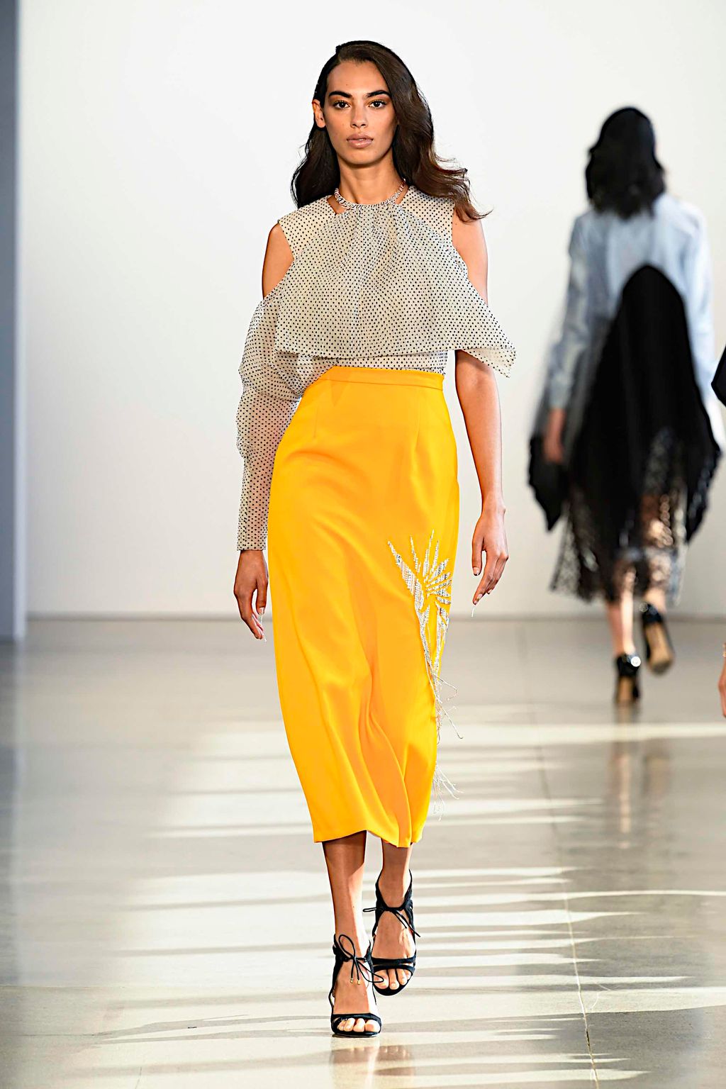Fashion Week New York Spring/Summer 2020 look 5 de la collection Bibhu Mohapatra womenswear