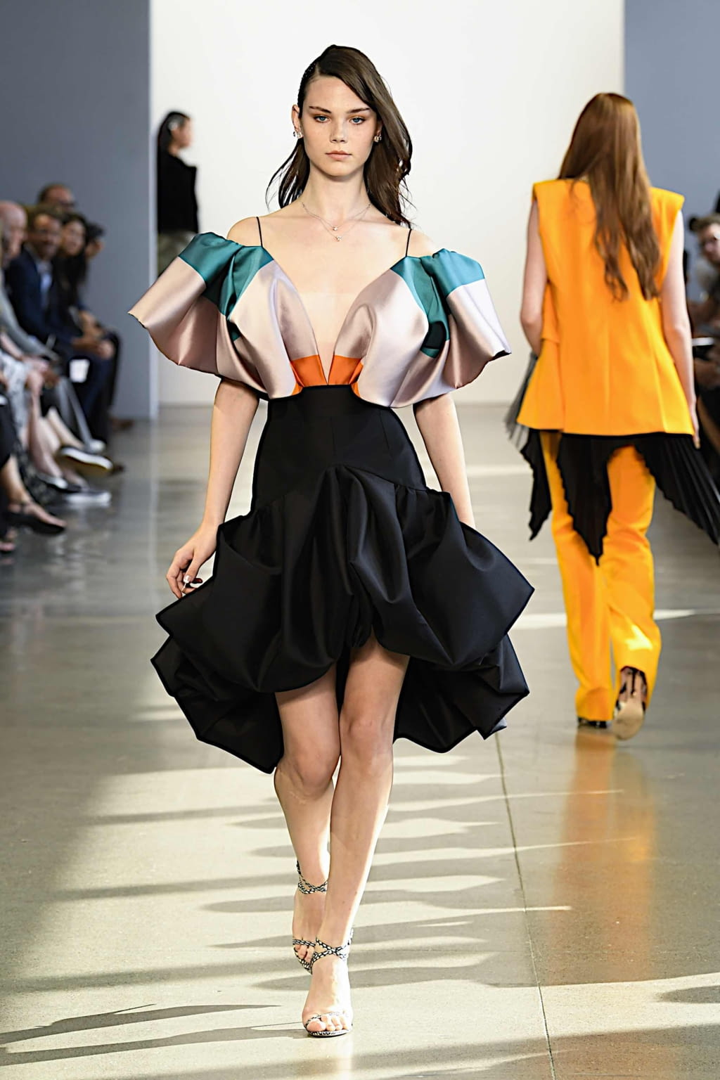 Fashion Week New York Spring/Summer 2020 look 9 de la collection Bibhu Mohapatra womenswear