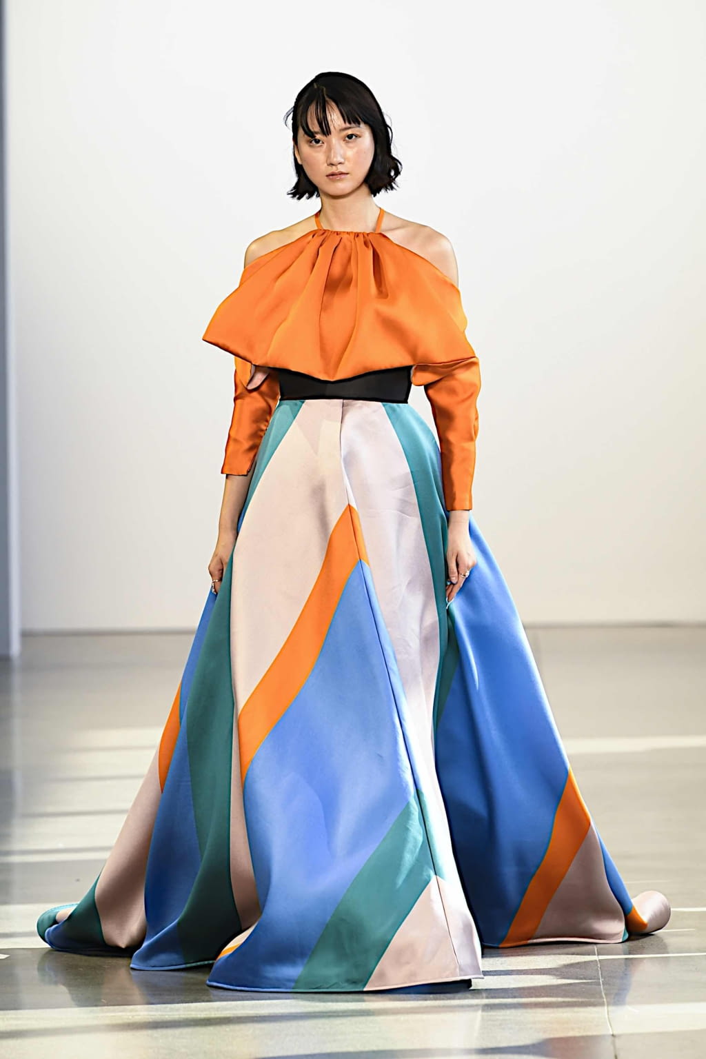 Fashion Week New York Spring/Summer 2020 look 27 from the Bibhu Mohapatra collection womenswear