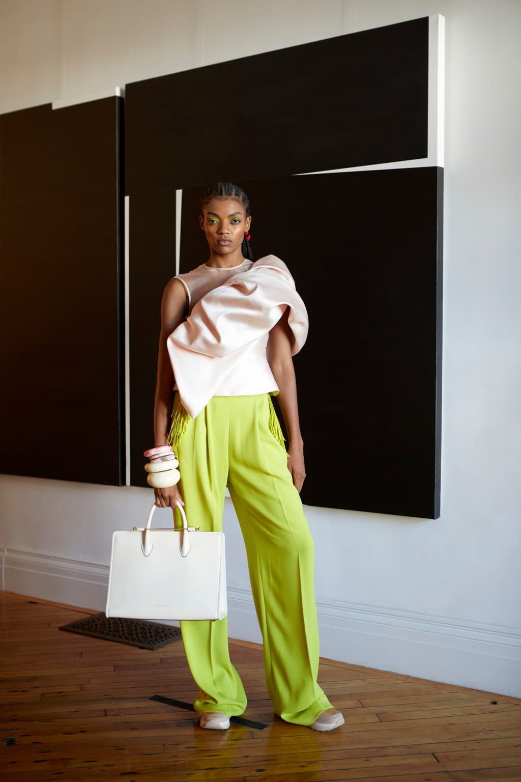 Fashion Week New York Spring/Summer 2021 look 4 from the Bibhu Mohapatra collection 女装