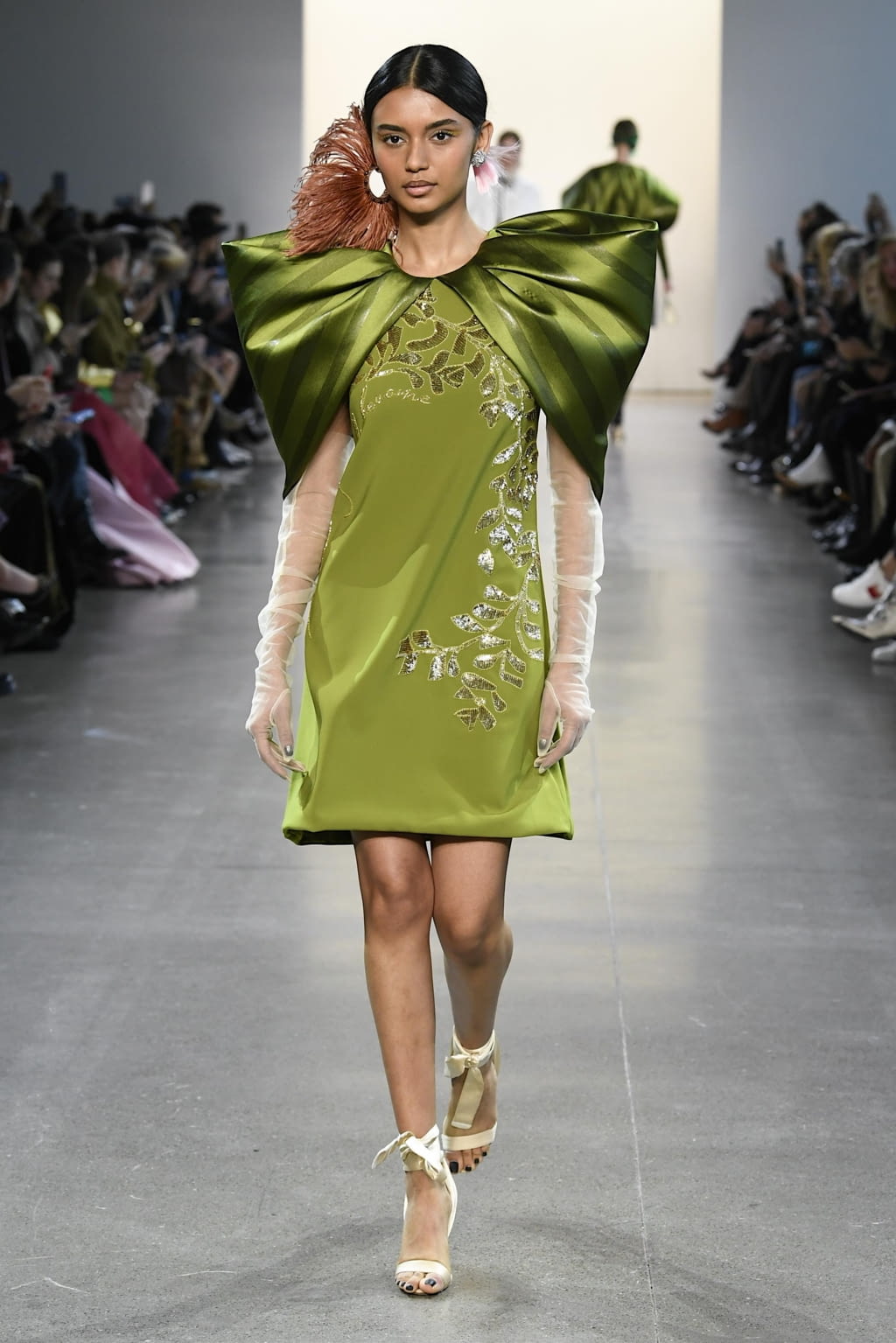 Fashion Week New York Fall/Winter 2020 look 10 from the Bibhu Mohapatra collection womenswear