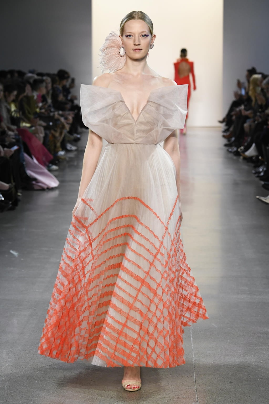Fashion Week New York Fall/Winter 2020 look 26 from the Bibhu Mohapatra collection womenswear