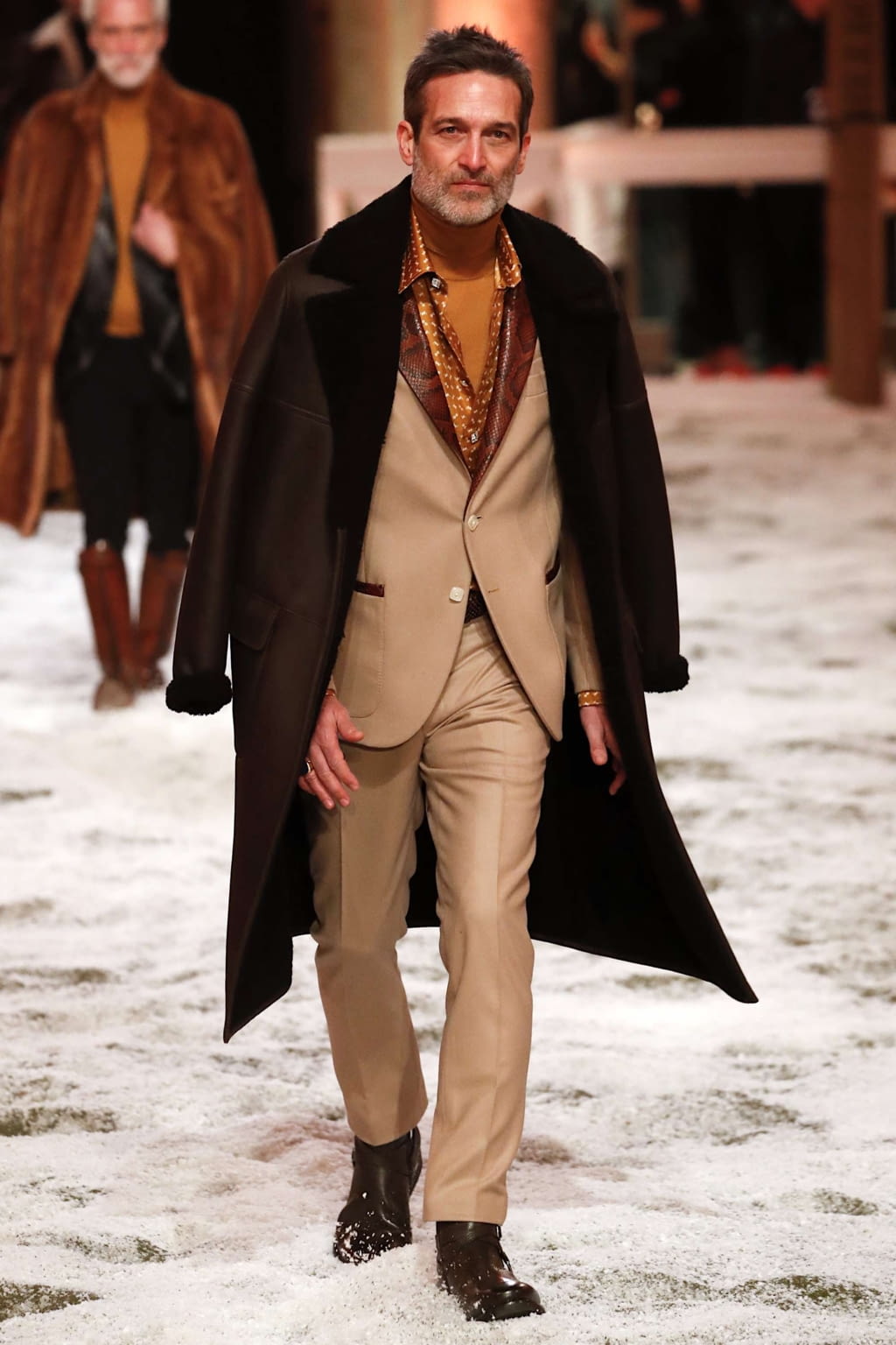 Fashion Week Milan Fall/Winter 2019 look 5 from the Billionaire collection 男装