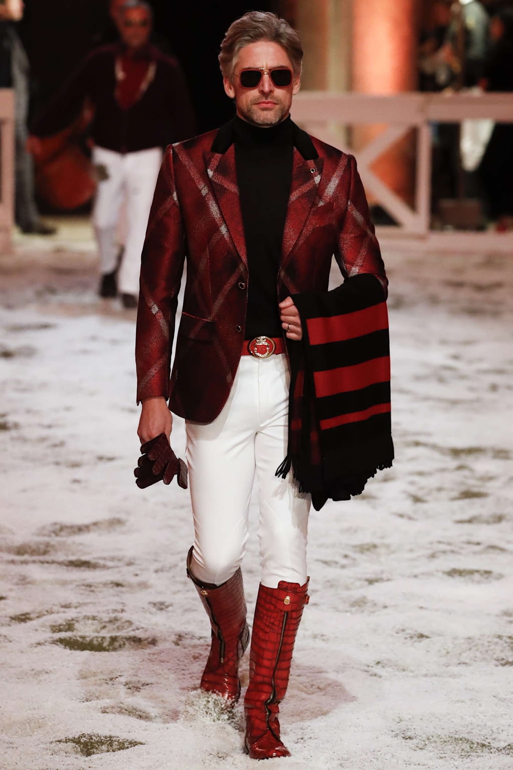 Fashion Week Milan Fall/Winter 2019 look 14 from the Billionaire collection menswear