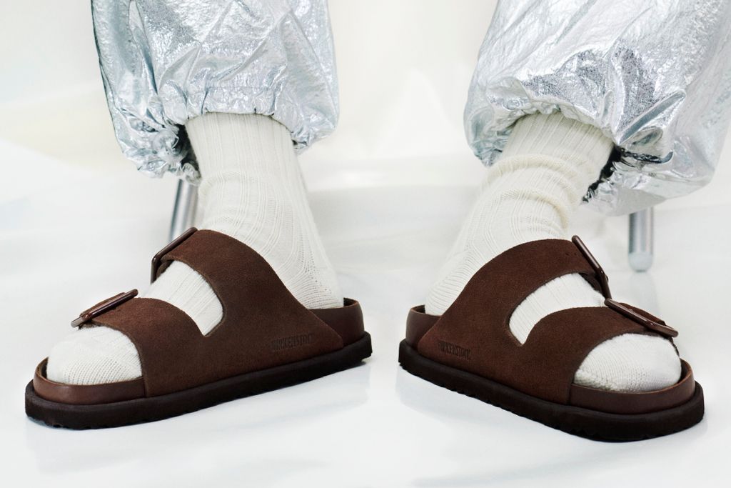 Fashion Week Paris Spring/Summer 2024 look 32 from the Birkenstock 1774 collection womenswear accessories