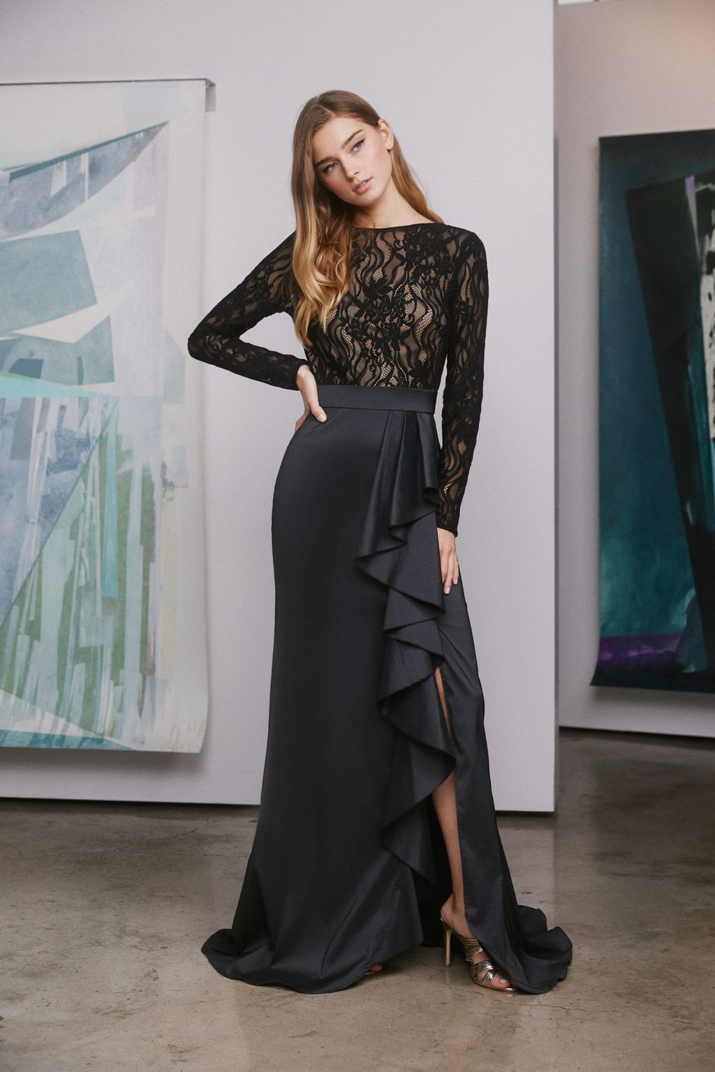 Fashion Week New York Pre-Fall 2019 look 24 de la collection Tadashi Shoji womenswear