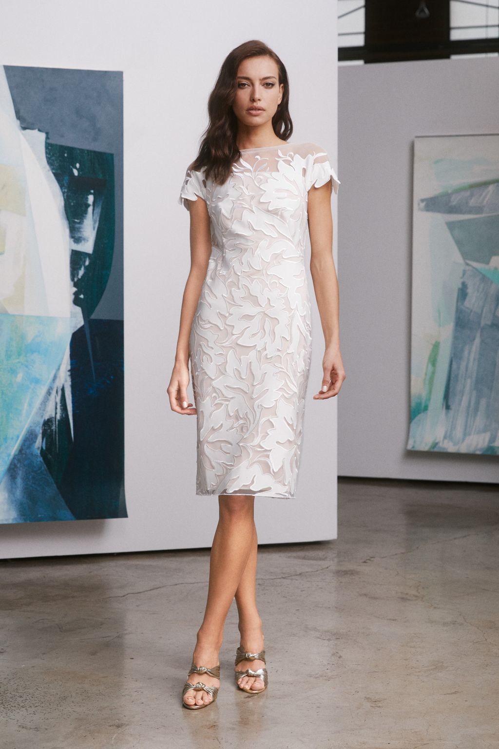 Fashion Week New York Pre-Fall 2019 look 2 from the Tadashi Shoji collection womenswear
