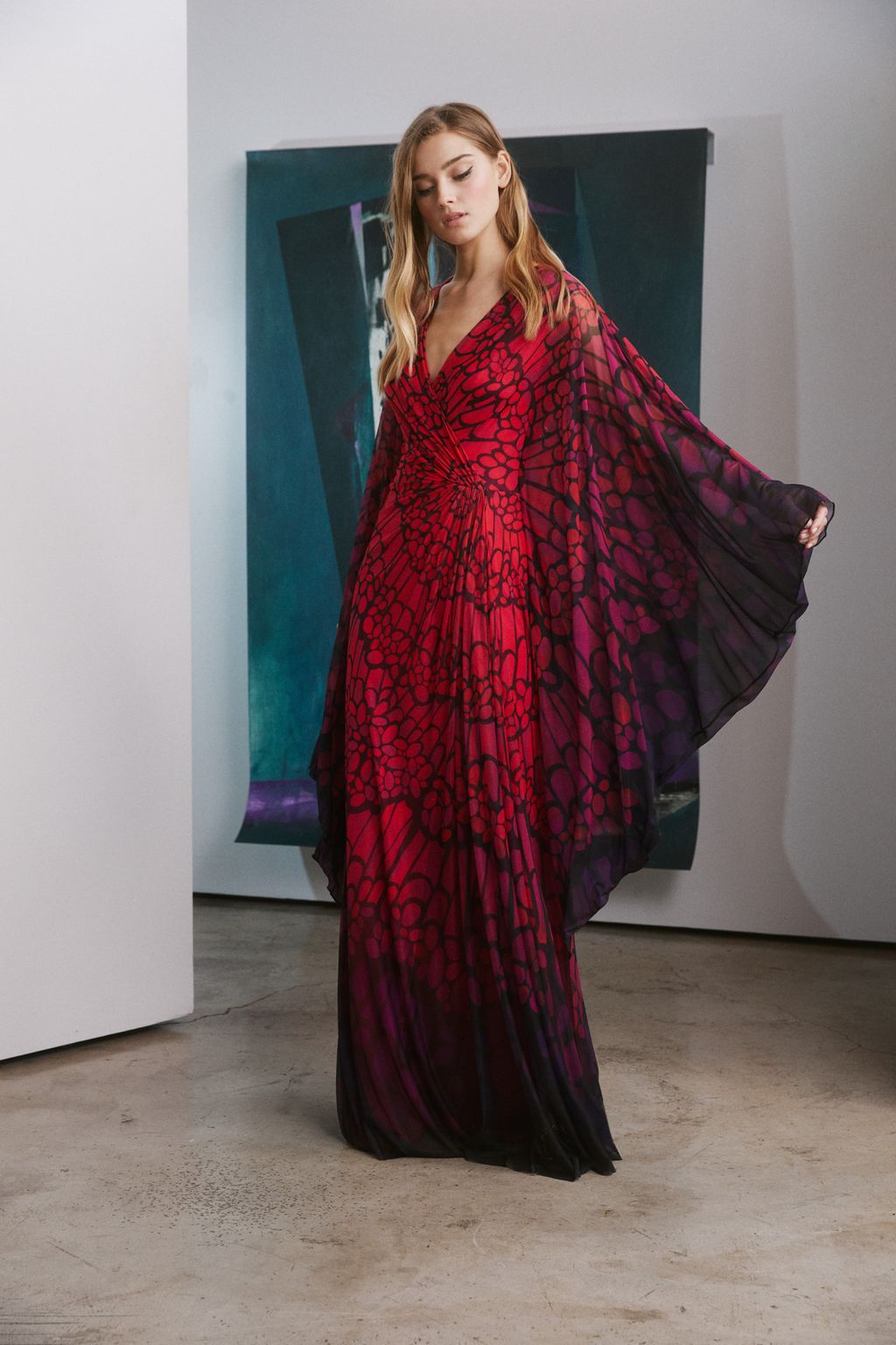 Fashion Week New York Pre-Fall 2019 look 11 from the Tadashi Shoji collection womenswear