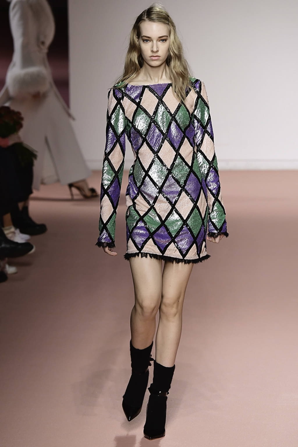 Fashion Week Milan Fall/Winter 2019 look 3 from the Blumarine collection womenswear