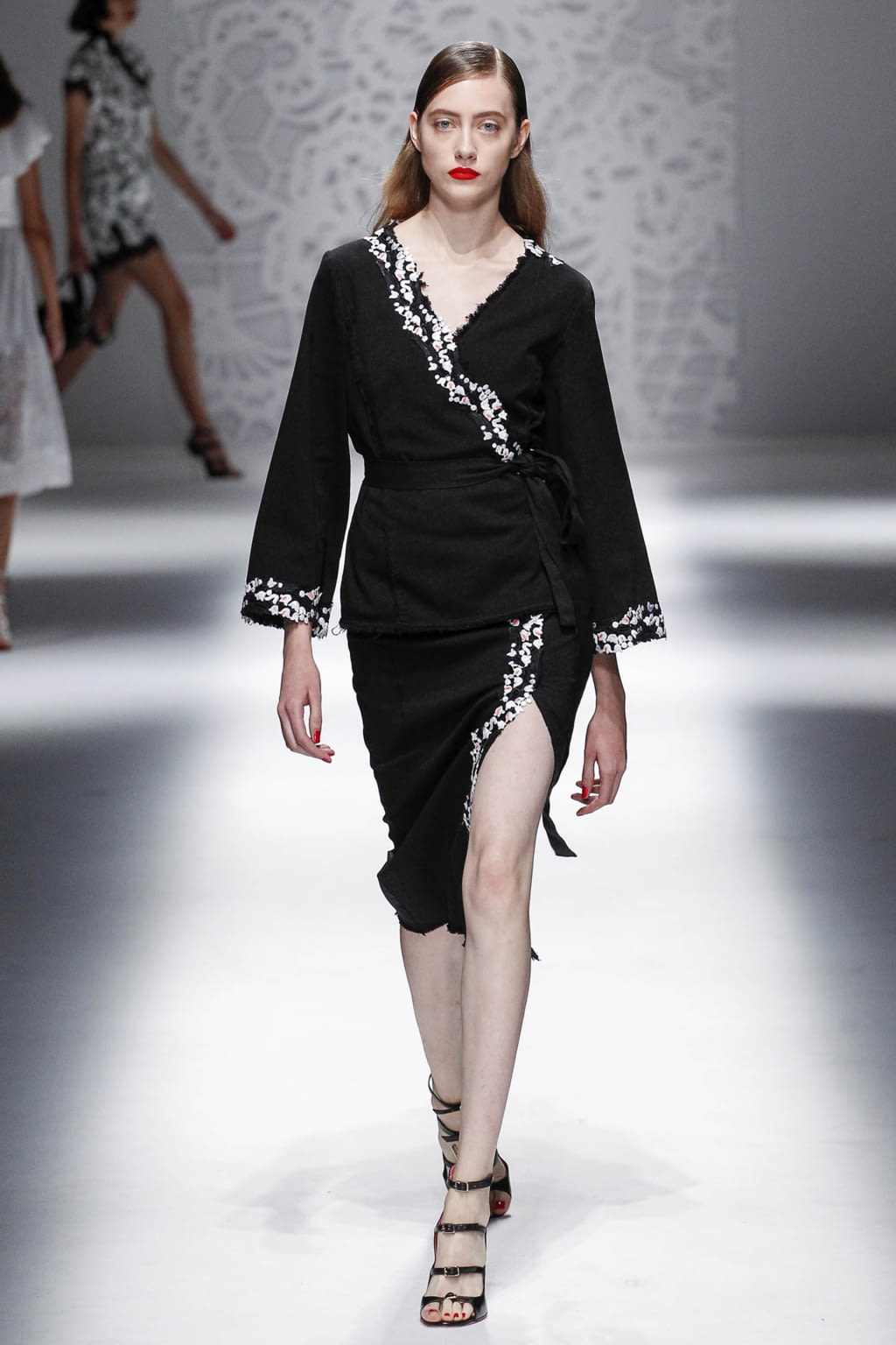 Fashion Week Milan Spring/Summer 2018 look 12 from the Blumarine collection womenswear