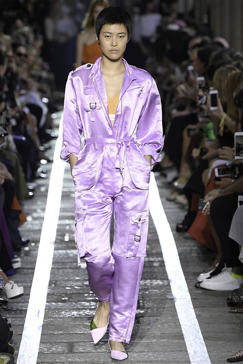 Fashion Week Milan Spring/Summer 2019 look 6 from the Blumarine collection womenswear